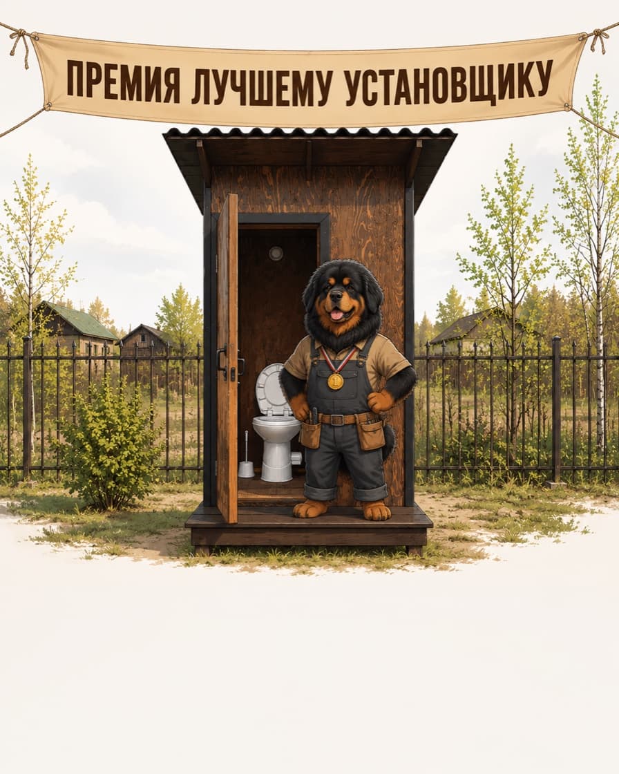 Награда за качество установки туалетных модулей